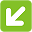 Arrow1 DownLeft Icon 32x32 png